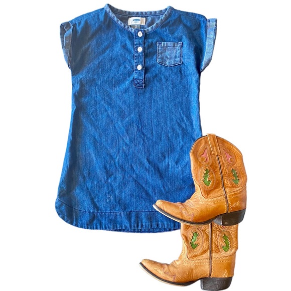 Old Navy Other - Old Navy Denim Dress Cowgirl casual Size 4T